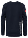 Jongens Longsleeve with Patch van Petrol in de kleur Dark Navy in maat 164.