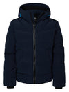 Jongens Boys Jacket Padded van Petrol in de kleur Dark Sapphire in maat 164.