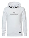 Jongens Boys Sweater Hooded Print van Petrol in de kleur Bright White in maat 164.