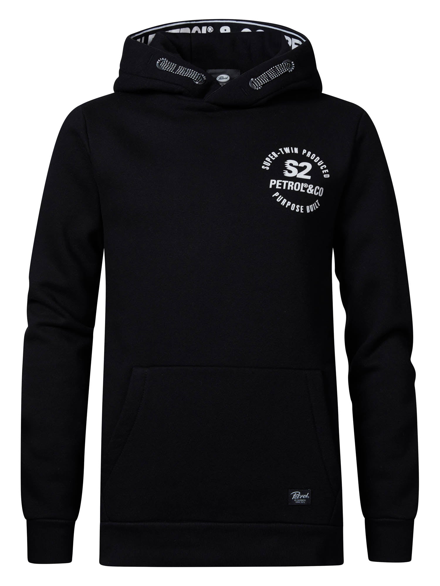Petrol Boys Sweater Hooded Print