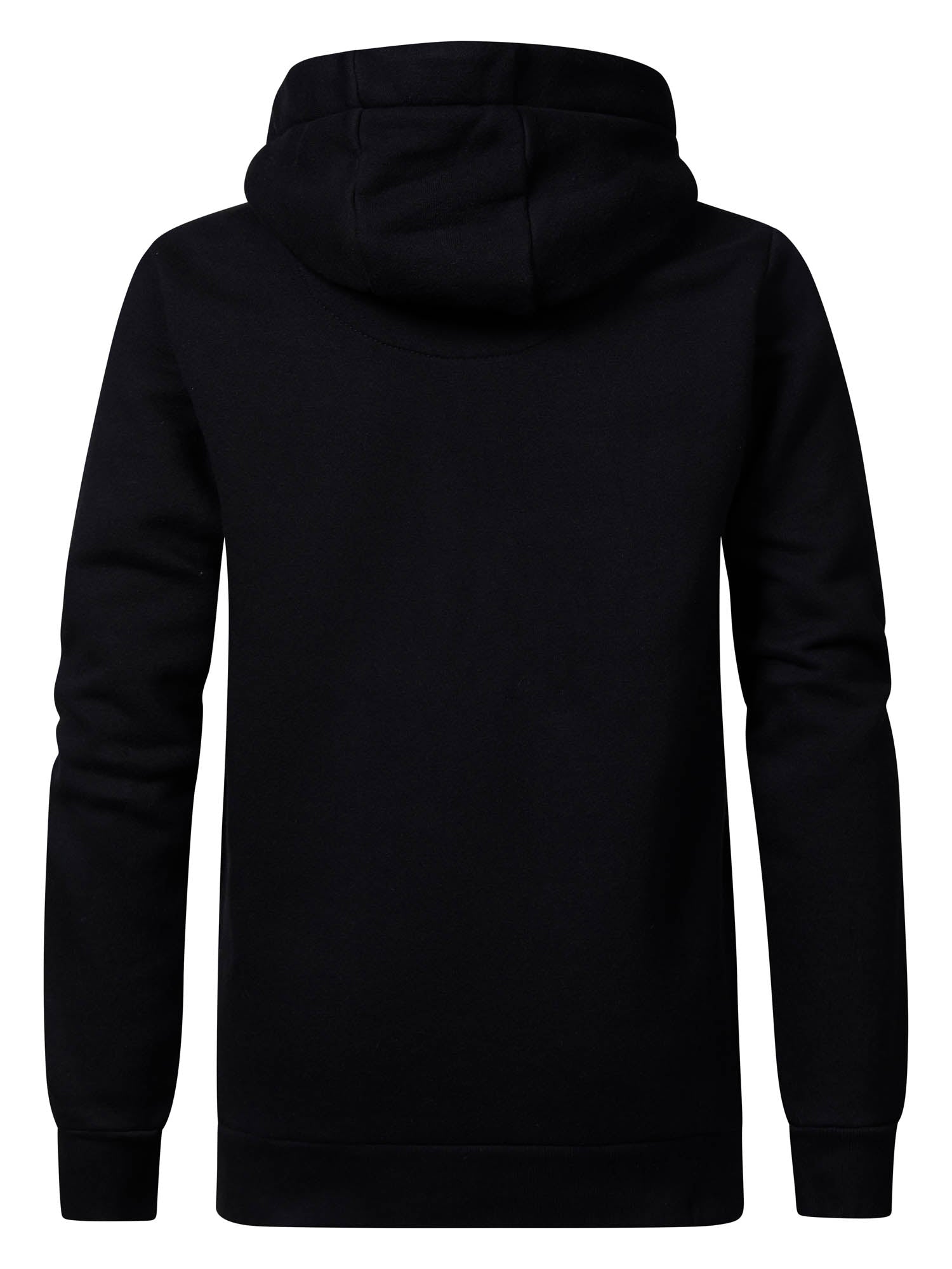 Jongens Boys Sweater Hooded Print van Petrol in de kleur Black in maat 164.