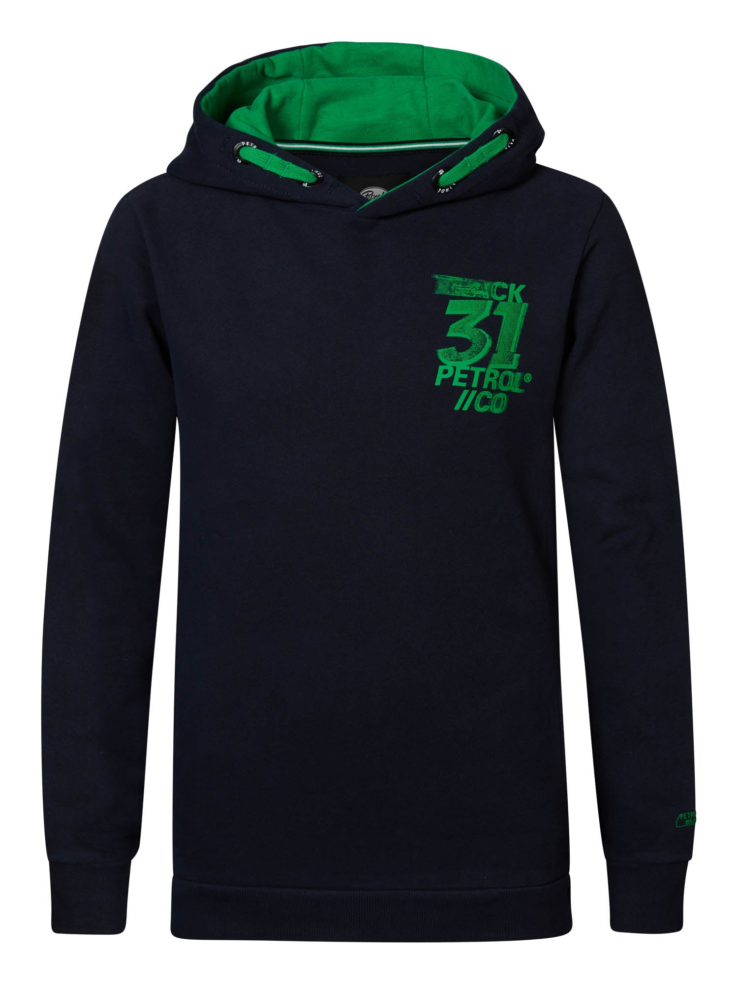 Petrol Boys Sweater Hooded Print