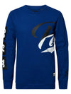 Jongens Boys Sweater Round Neck Print van Petrol in de kleur Capri in maat 164.