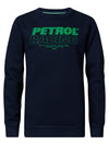 Jongens Boys Sweater Round Neck Print van Petrol in de kleur Dark Sapphire in maat 164.