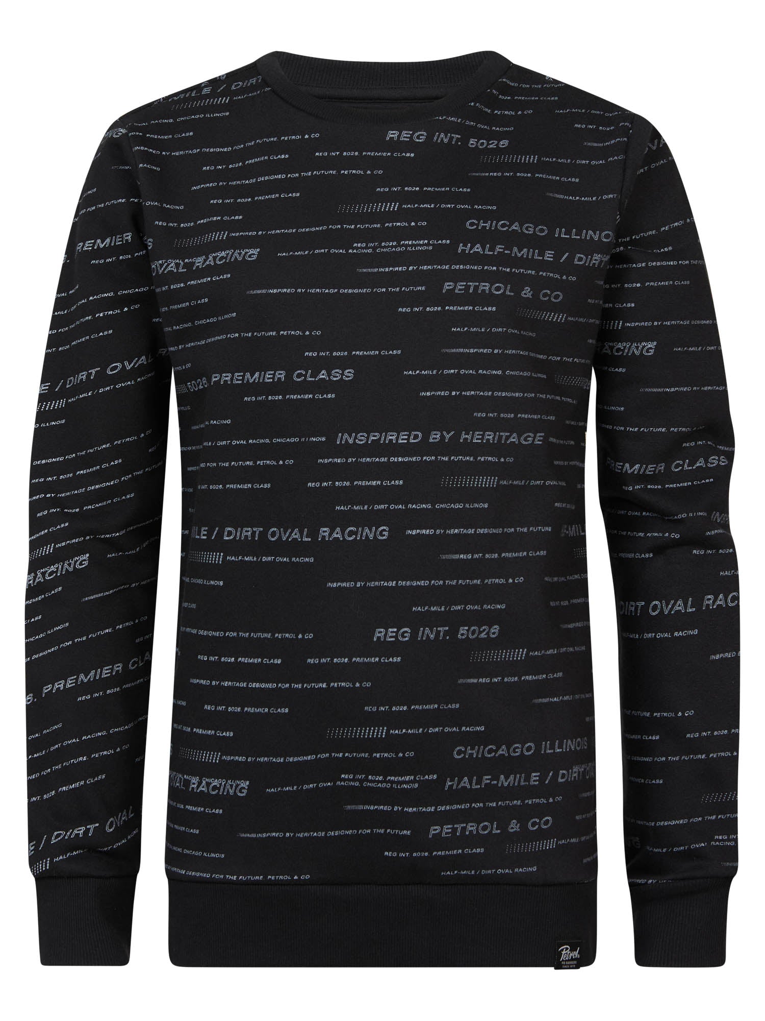 Petrol Boys Sweater Round Neck AOP