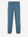 Jongens Ferlen Sweatpants van Nik & Nik in de kleur Dusty Blue in maat 170.