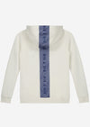 Jongens Lennard Hoodie van Nik & Nik in de kleur Vintage White in maat 176.