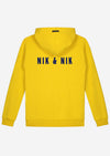 Jongens Lexter Hoodie van Nik & Nik in de kleur Egg Yellow in maat 176.