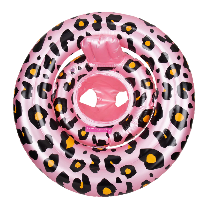 Swim Essentials - Baby Float Old Pink Leopard