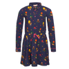 Someone Dress Long Sleeves Someone Navy