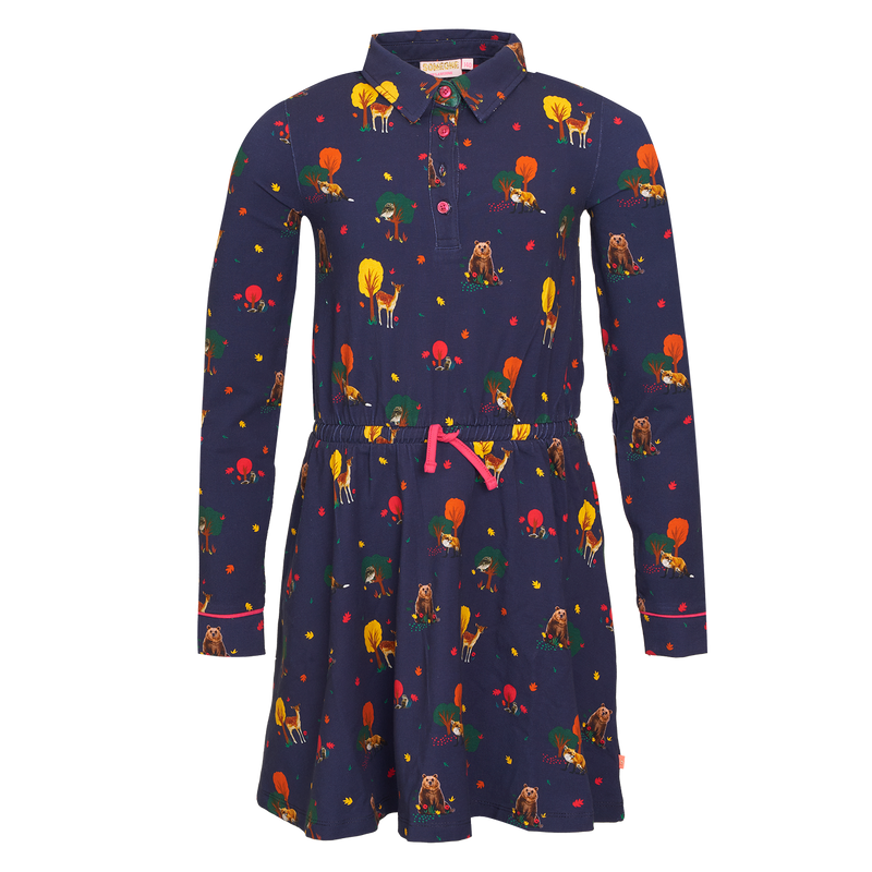 Someone Dress Long Sleeves Someone Navy