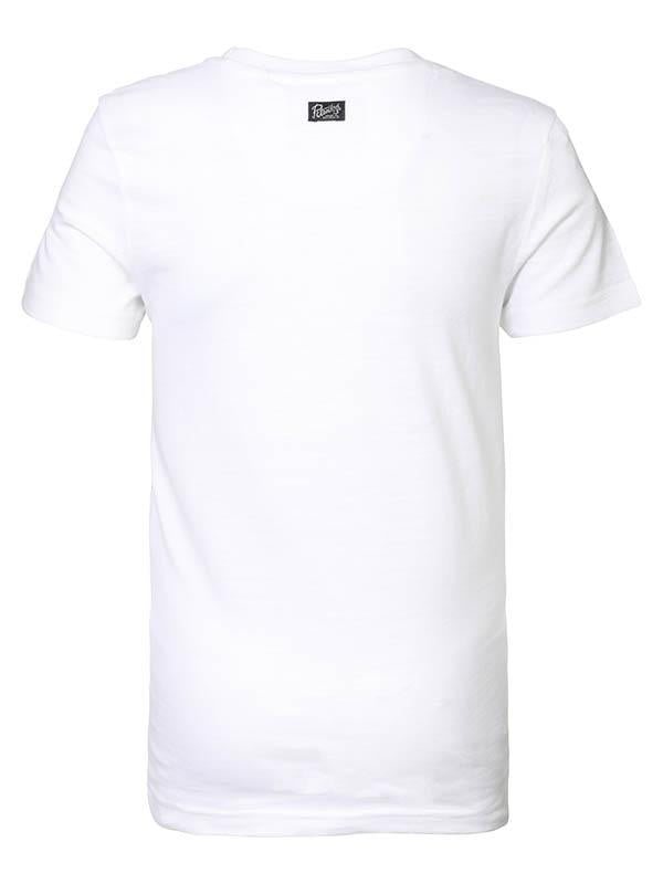 Jongens T-shirt Daytona Beach van Petrol Industries in de kleur Bright White in maat 176.