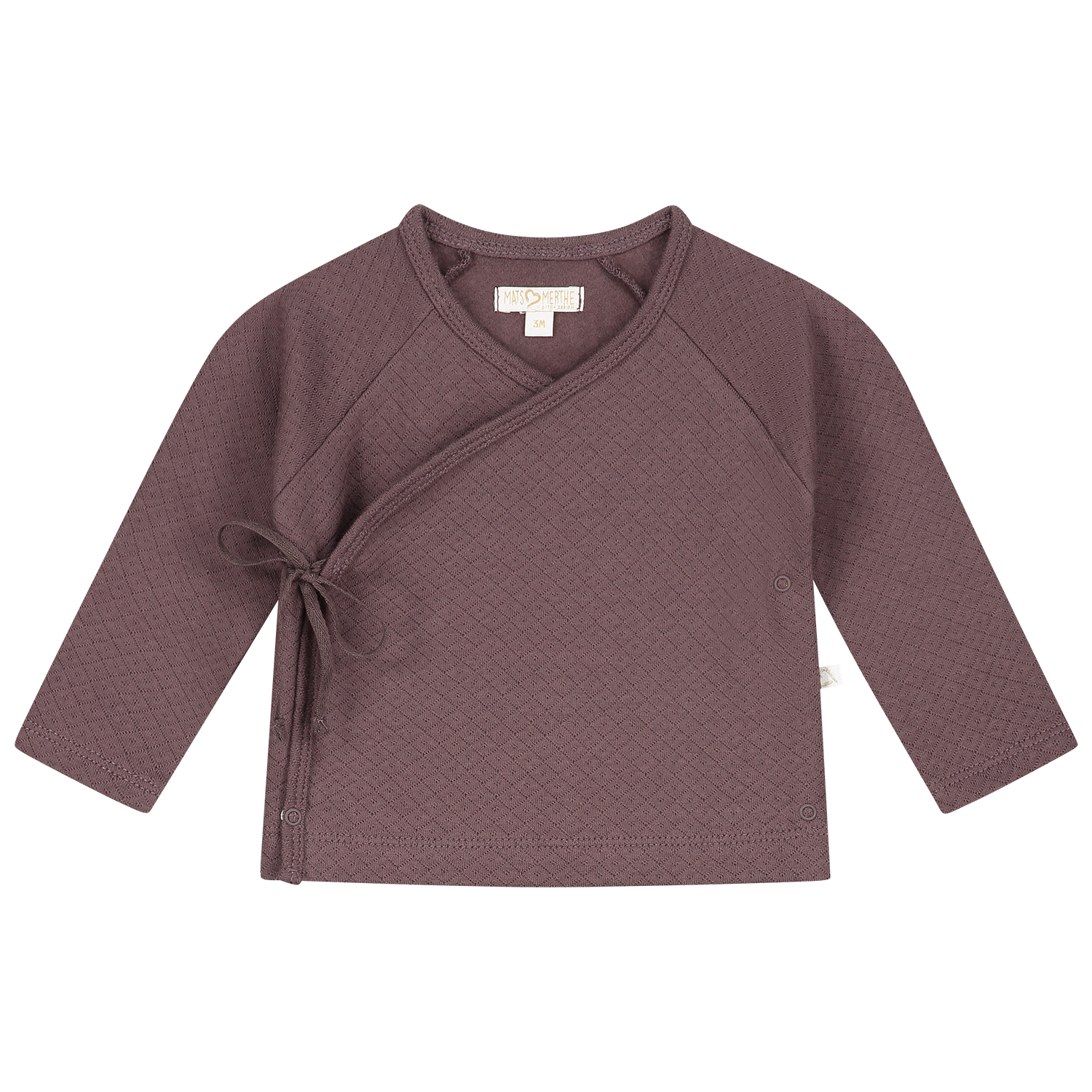Mats&Merthe Benthe wrap cardigan MAUVE