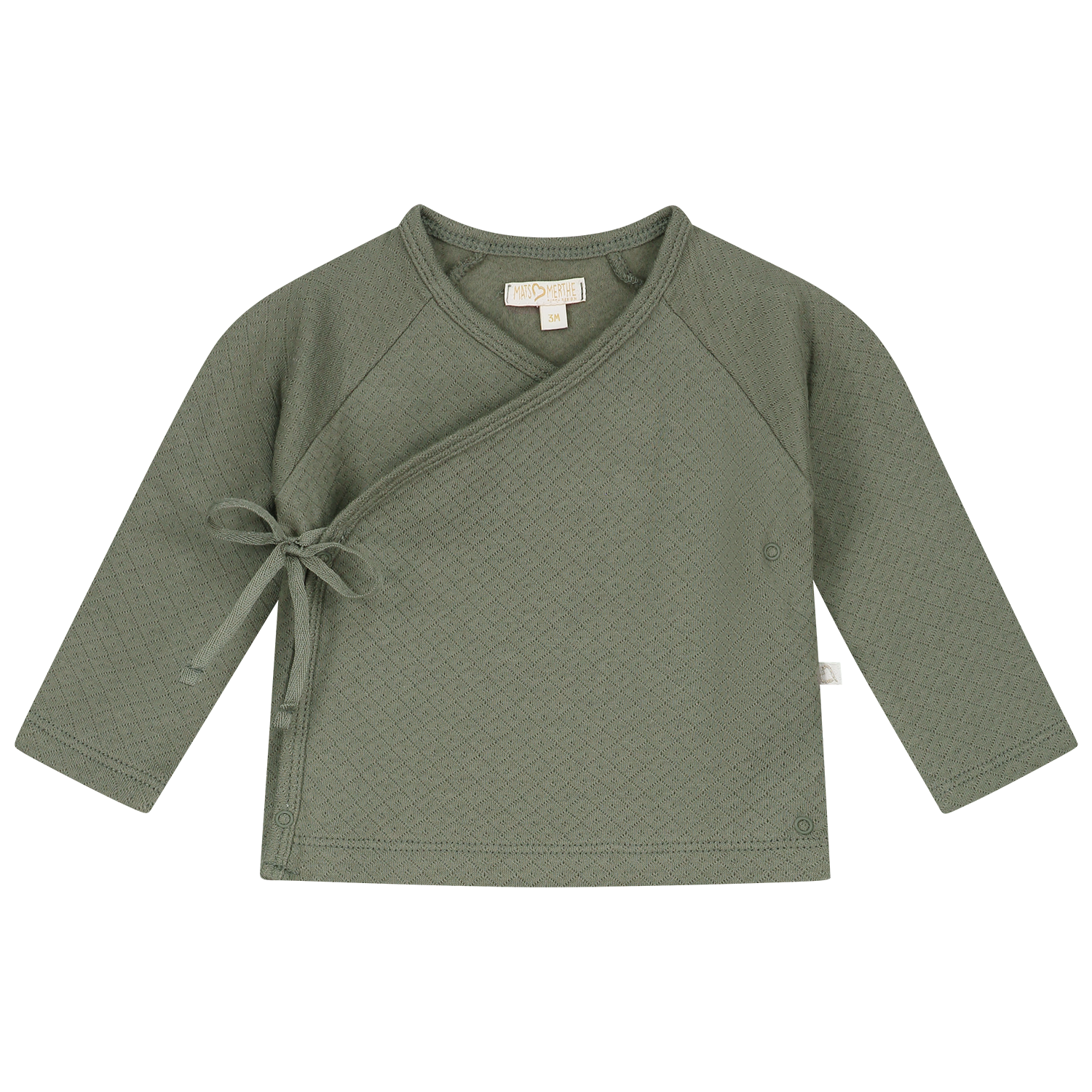 Mats&Merthe Benthe wrap cardigan MOSS