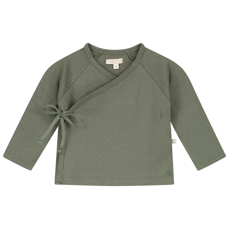 Mats&Merthe Benthe wrap cardigan MOSS