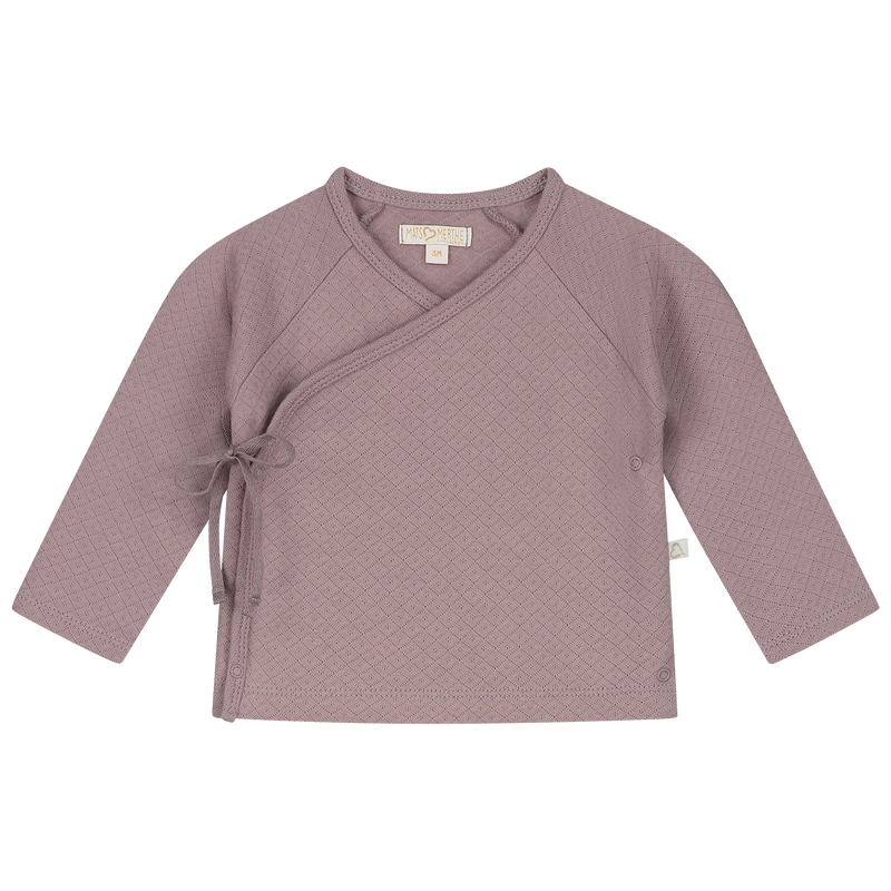 Mats&Merthe Benthe wrap cardigan ROSE