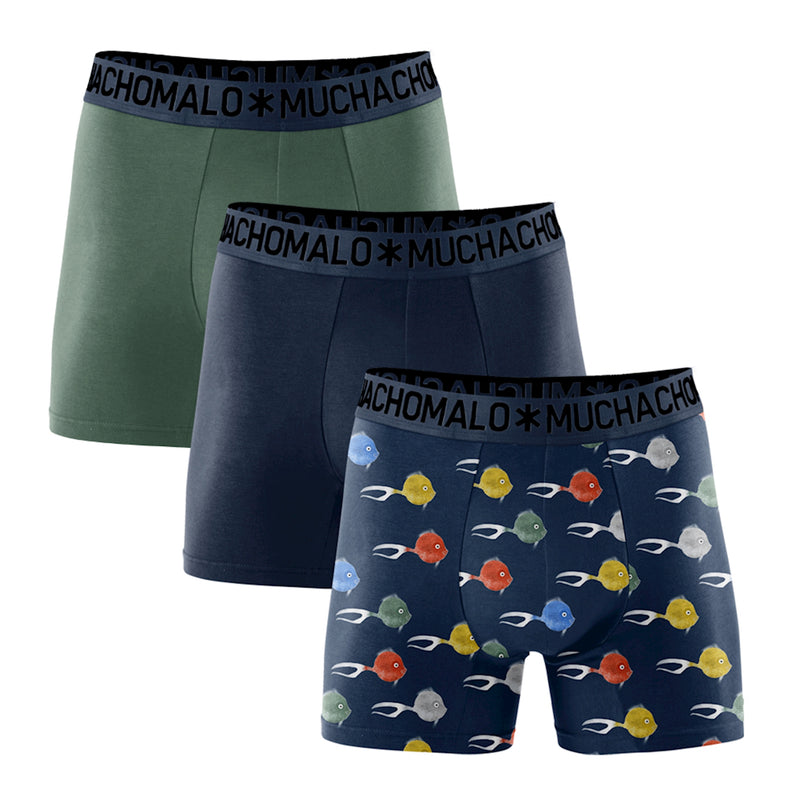 Muchachomalo 3-pack Ondergoed Fish