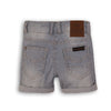 Baby Jongens Baby jeans short van Koko Noko  in de kleur Denim stripe in maat 86.