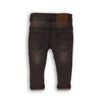 Baby Jongens Baby jeans van Koko Noko  in de kleur Dark grey in maat 86.