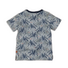 Baby Jongens Baby t-shirt van Koko Noko  in de kleur Blue + aop in maat 86.