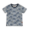 Baby Jongens Baby t-shirt van Koko Noko  in de kleur Blue + aop in maat 86.
