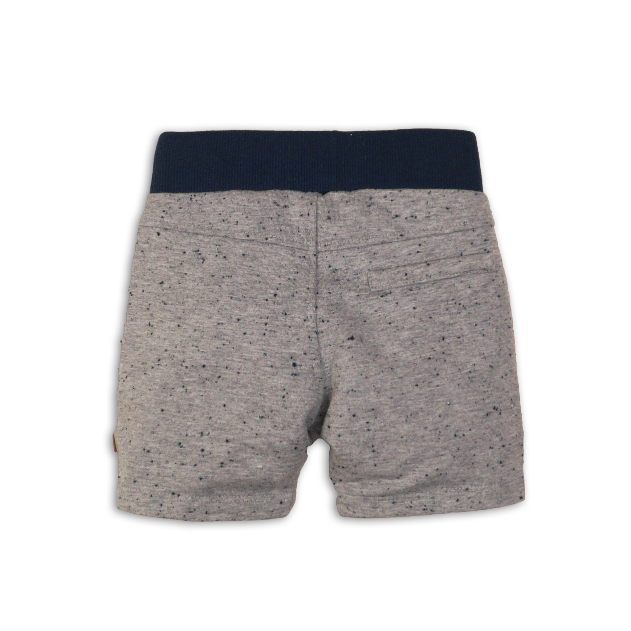 Baby Jongens Baby jogging shorts van Koko Noko  in de kleur Grey melange in maat 86.