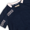 Baby Jongens Baby t-shirt van Koko Noko  in de kleur Navy in maat 86.