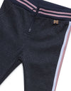 Baby Jongens Baby trousers van Koko Noko in de kleur Dark grey in maat 86.