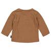 s Longsleeve CALVIN NBW21 van Levv Newborn in de kleur Brown Dusty  in maat 74.
