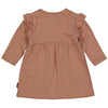 s Dress CAMILA NBW21 van Levv Newborn in de kleur Brown Vintage in maat 74.