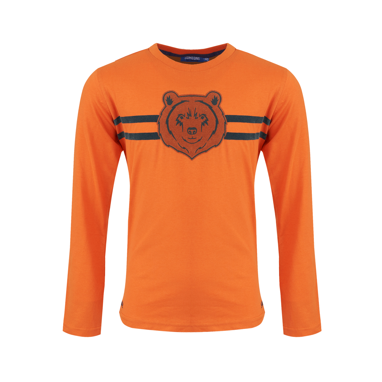 Someone T-Shirt Long Sleeves Someone Dark Orange
