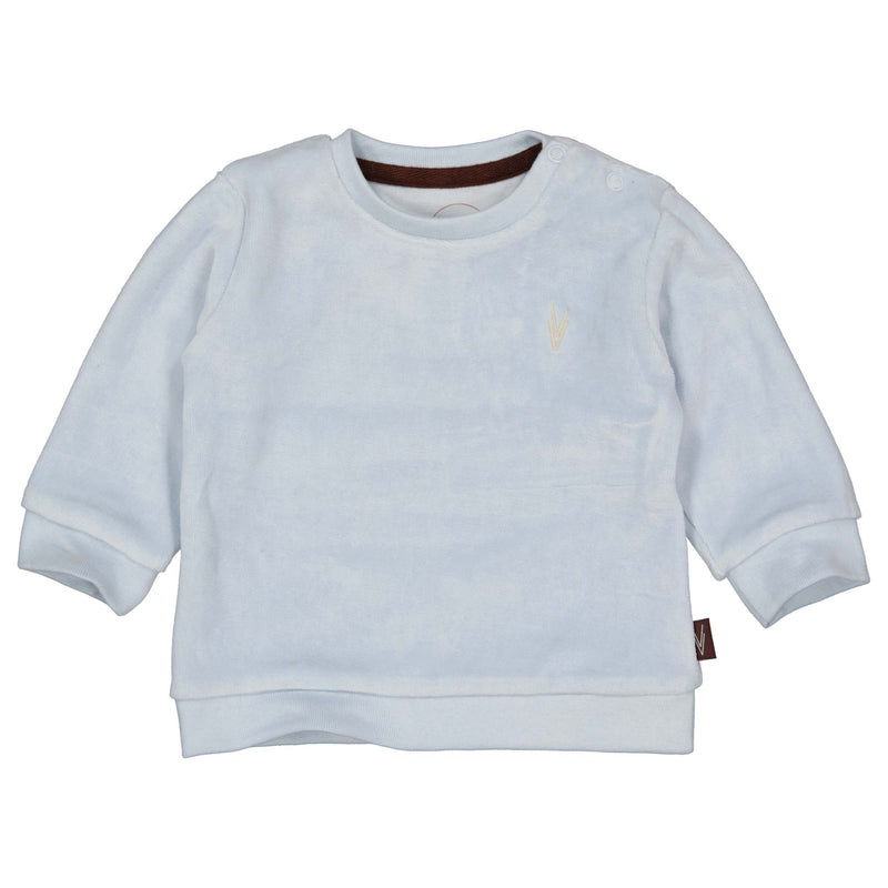 s Longsleeve Carlo NBW21 van Levv Newborn in de kleur BLUE MIST in maat 74.