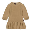s Dress Carmen NBW21 van Levv Newborn in de kleur Sand Warm in maat 74.