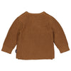 s Cardigan CASEY NBW21 van Levv Newborn in de kleur Brown Dusty in maat 74.
