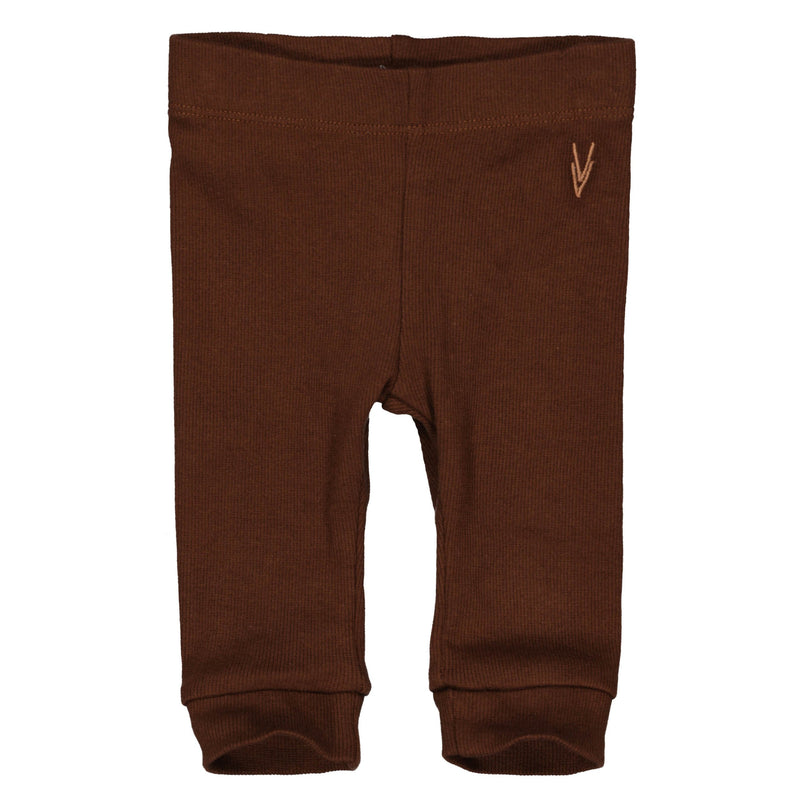 s Pants Cem NBW21 van Levv Newborn in de kleur Brown Choco in maat 74.
