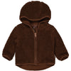 s Cardigan Cester NBW21 van Levv Newborn in de kleur Brown Choco in maat 74.