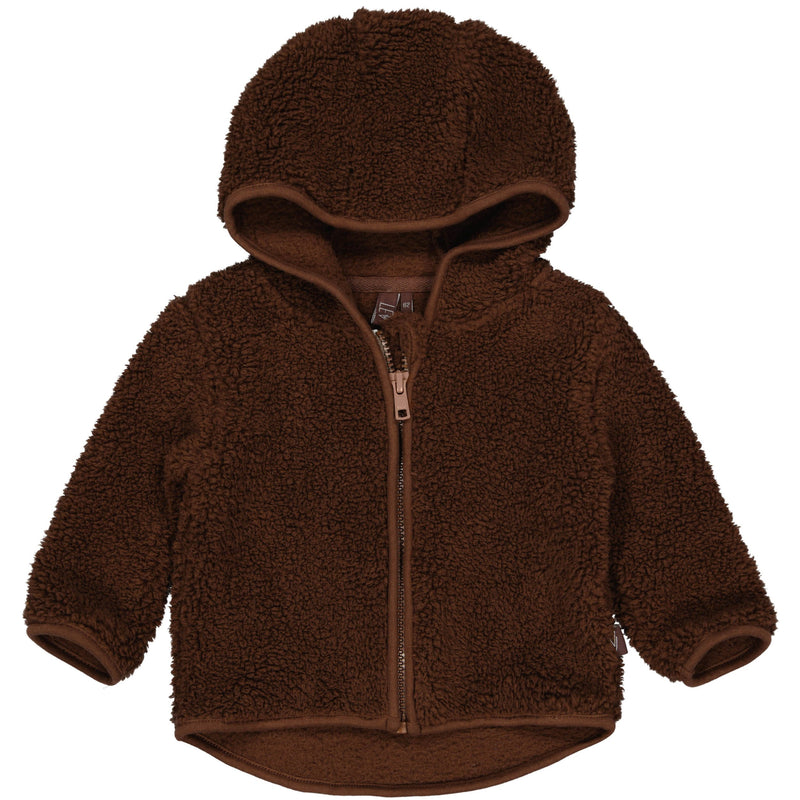 s Cardigan Cester NBW21 van Levv Newborn in de kleur Brown Choco in maat 74.