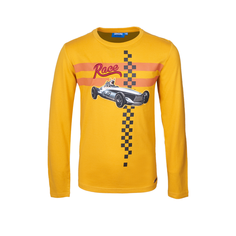 Someone T-Shirt Long Sleeves Someone Oker