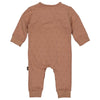 s Playsuit Chloe NBW21 van Levv Newborn in de kleur AOP Brown Dusty Dot in maat 74.
