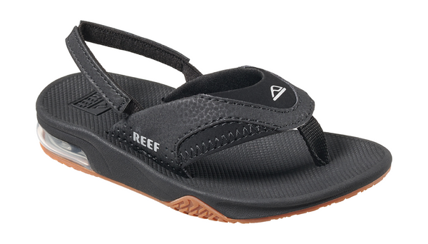 Reef LITTLE FANNING BLACK/SILVER