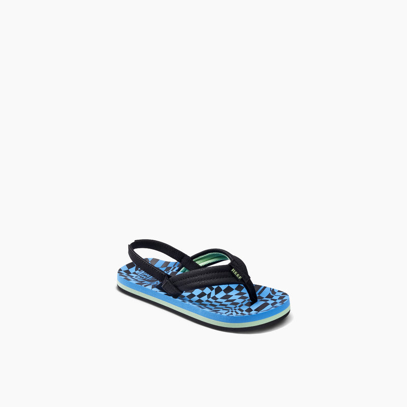 Reef Slipper LITTLE AHI SWELL CHECKERS