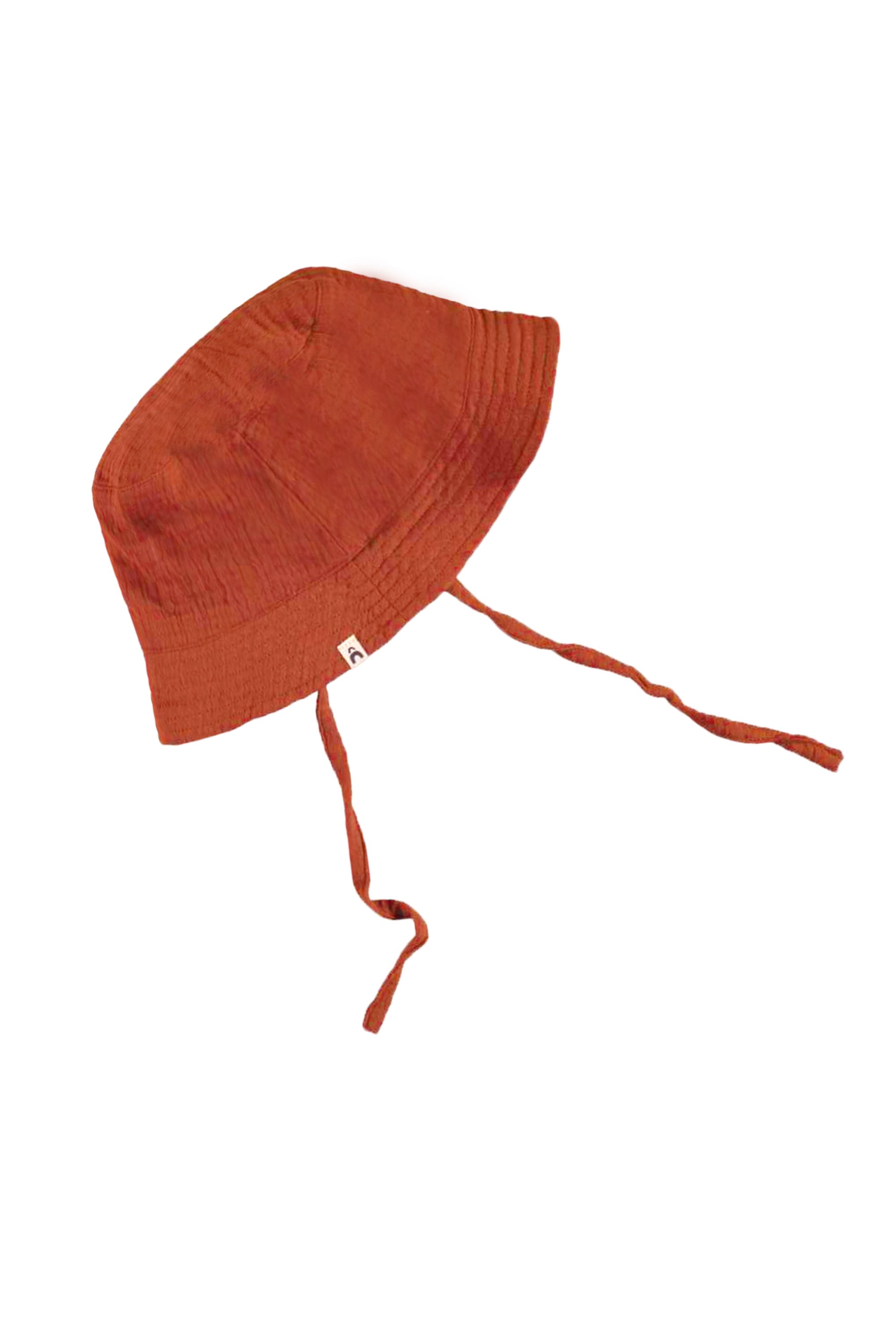 The New Chapter Woven muslin bucket hat