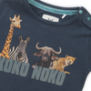 Jongens T-shirt ls van Koko Noko in de kleur Navy in maat 86.
