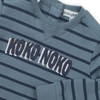 Jongens Sweater van Koko Noko in de kleur  Teal green + navy in maat 86.