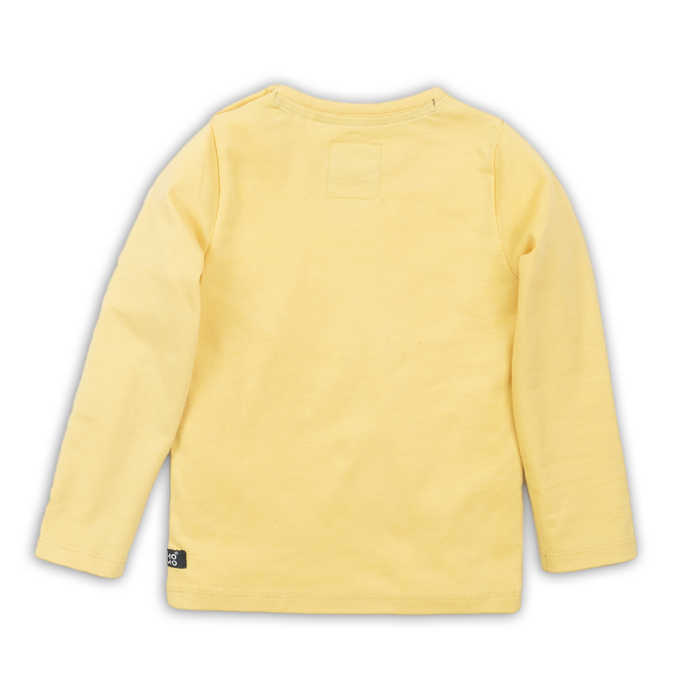 Jongens T-shirt ls van Koko Noko in de kleur Yellow in maat 86.