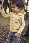 Jongens Sweater van Koko Noko in de kleur Yellow in maat 86.
