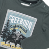 Jongens T-shirt ls van Koko Noko in de kleur Dark green in maat 86.