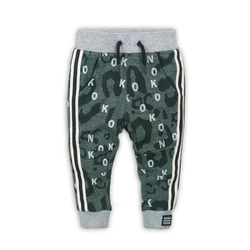 Koko Noko Sweatpants grey + green