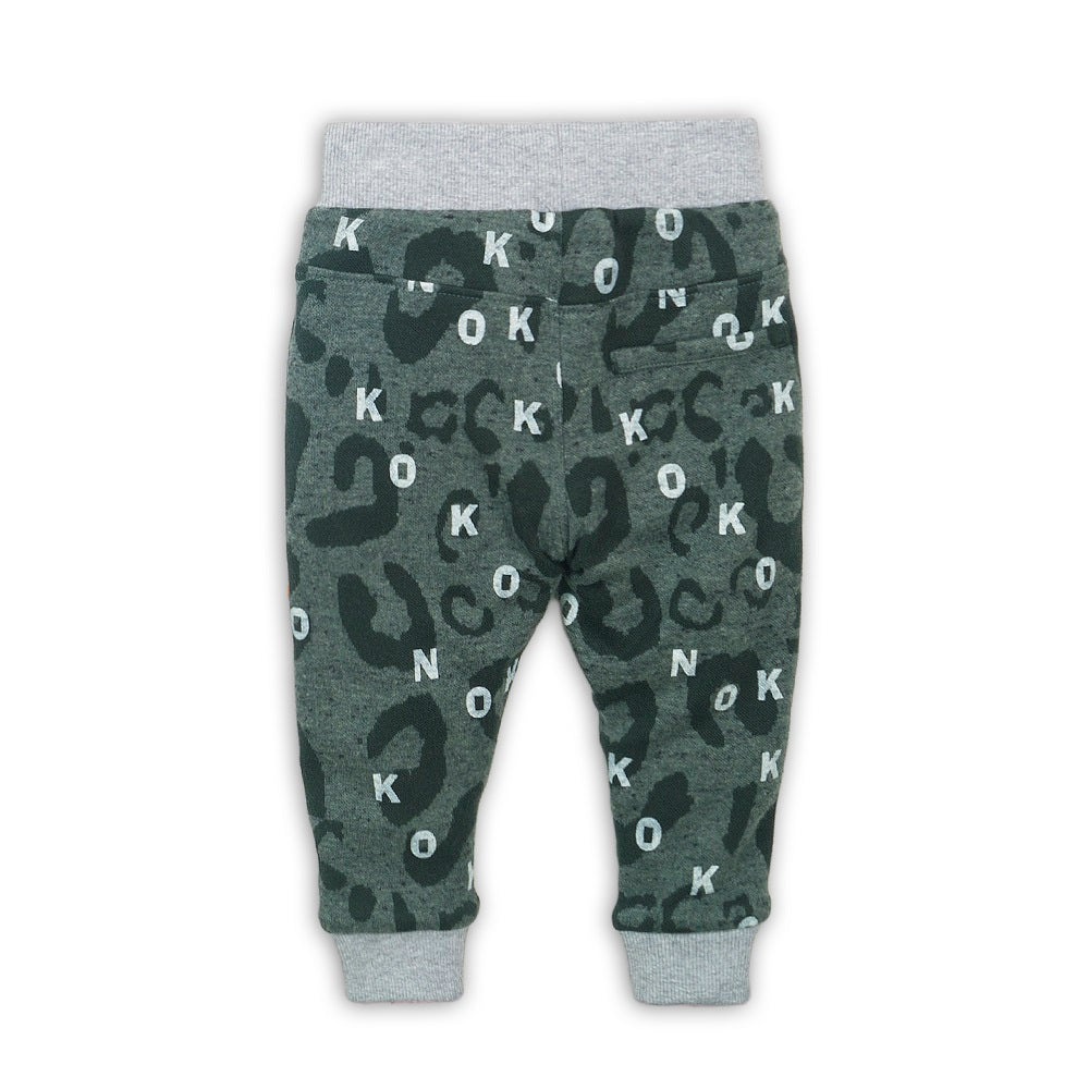 Koko Noko Sweatpants gray + green