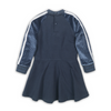 Meisjes Dress van Koko Noko in de kleur Blue + grey in maat 86.